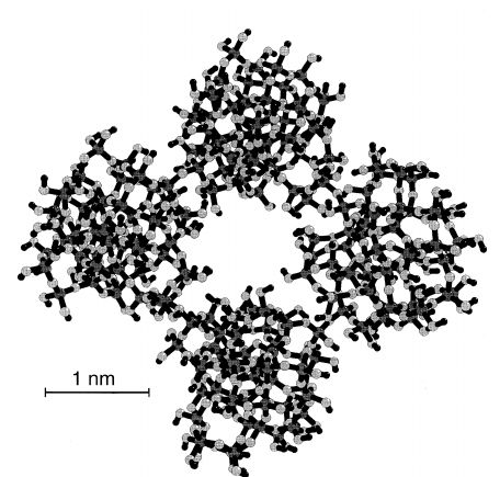 Formation moléculaire du gel de silicate.