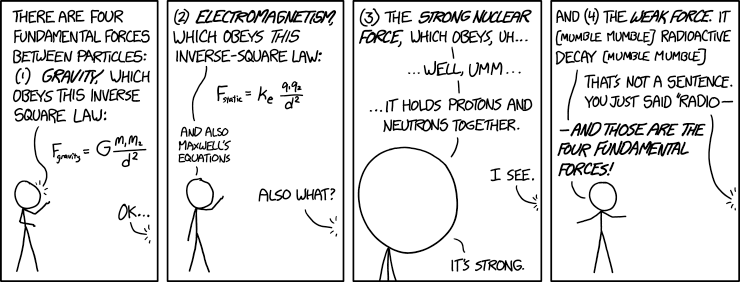 xkcd fundamental forces