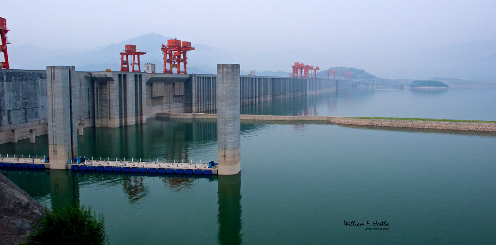 le barrage des trois gorges en Chine