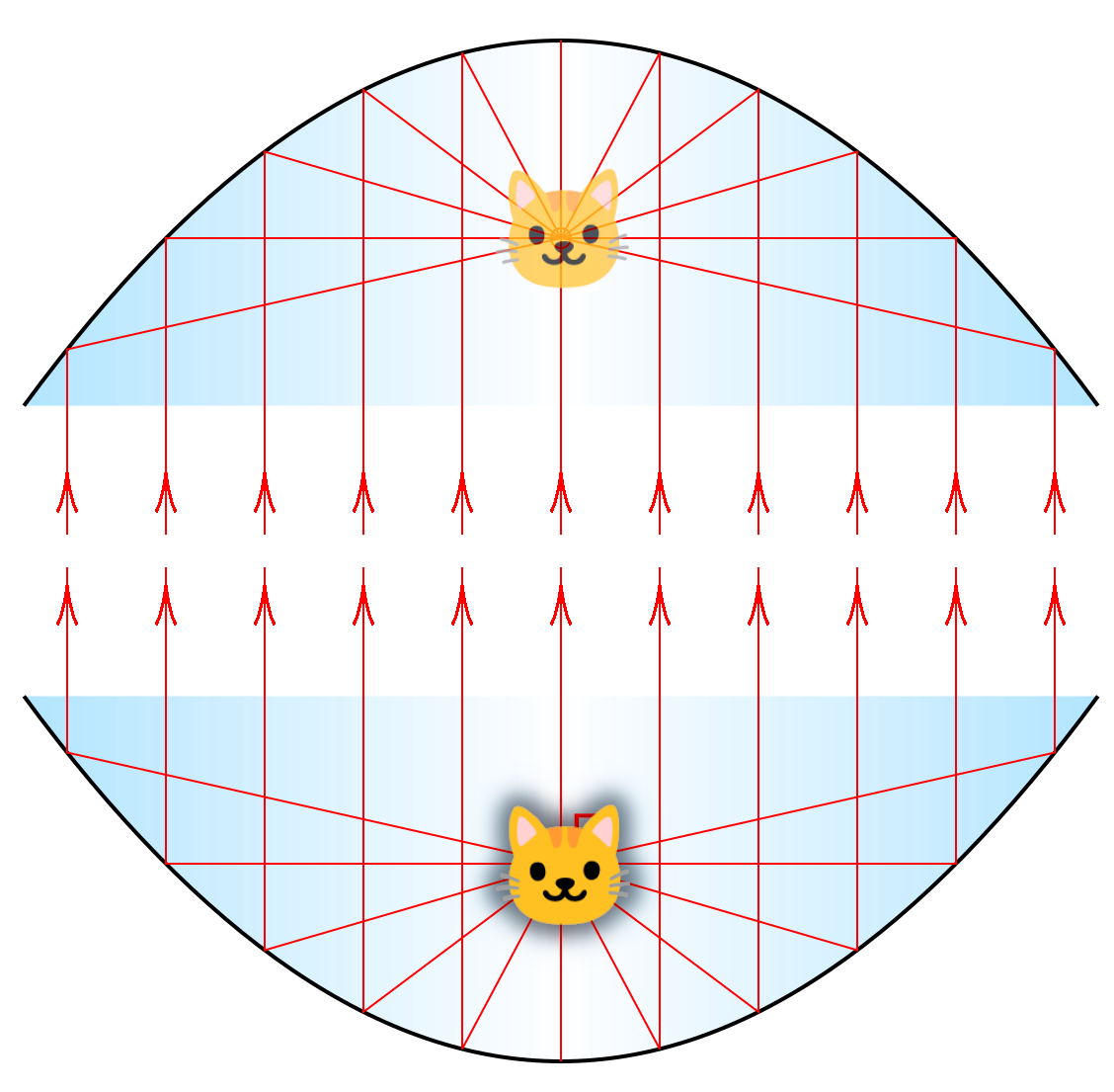 Principe du mirascope.
