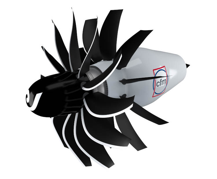 Turbofan non caréné RISE.