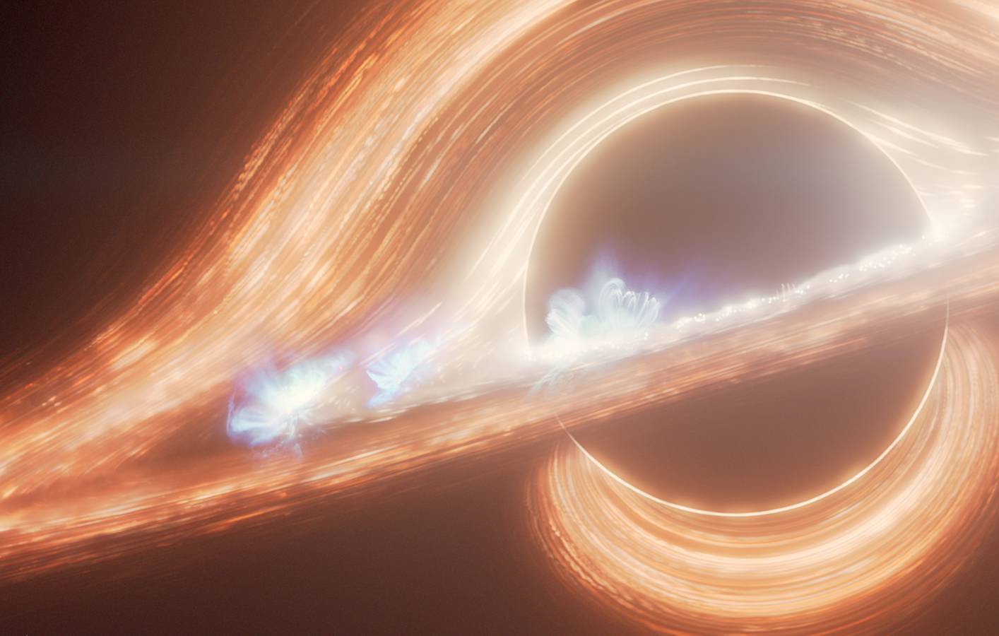 Vue d'artiste d’un trou noir.